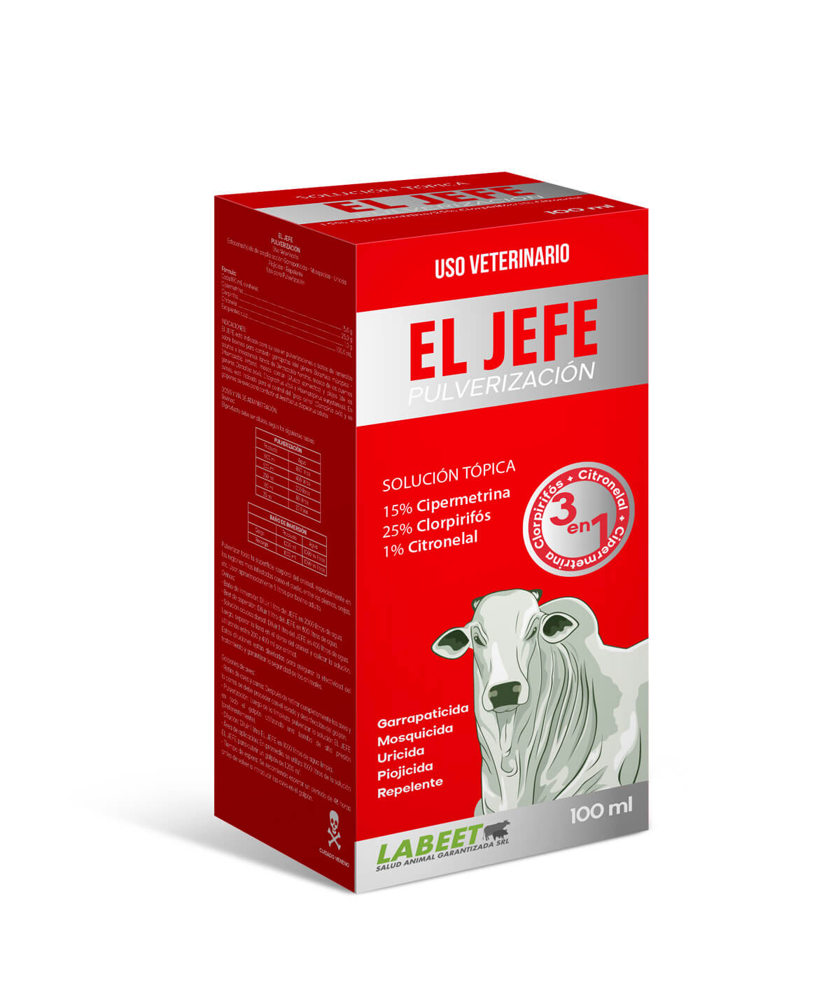 el-jefe-labeet EL JEFE ANTIPARASITARIO BAÑO - Imagen 1