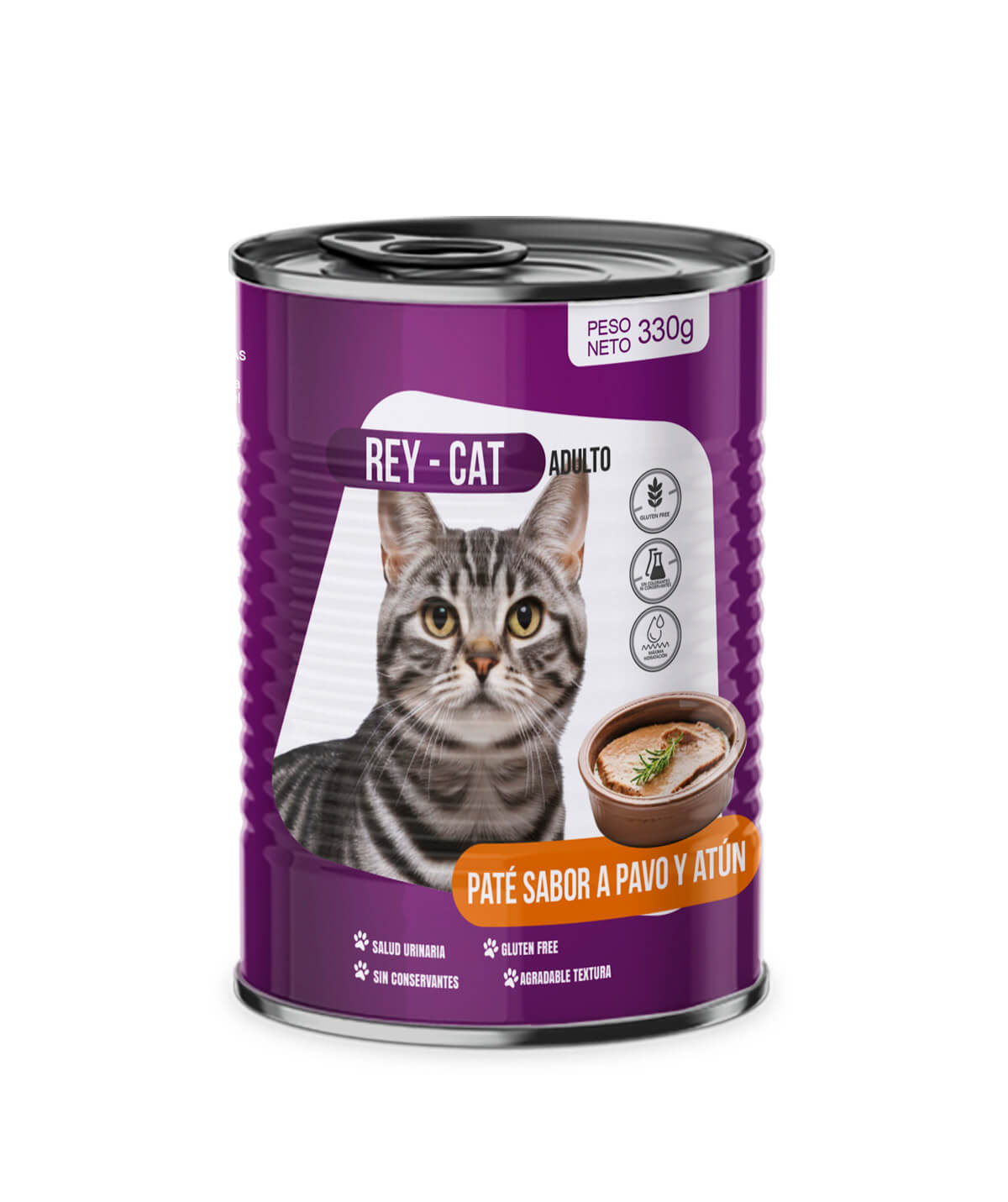 rey-cat-pate-sabor-a-pavo-y-atun-labeet REY CAT PATÉ SABOR A PAVO Y ATÚN - Imagen 1