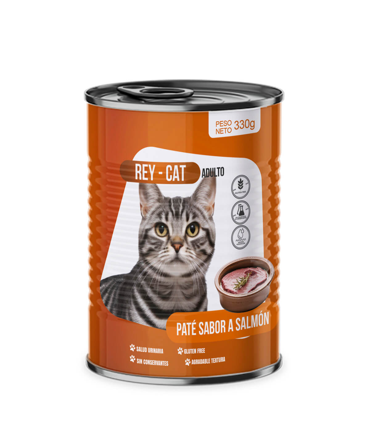 rey-cat-pate-sabor-a-salmon-labeet REY CAT PATÉ SABOR A SALMÓN - Imagen 1