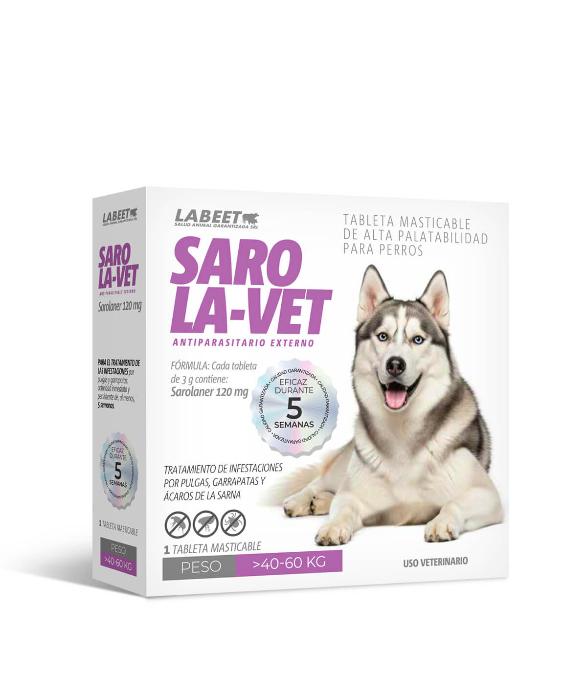 sarola-vet-120-mg-labeet SAROLA-VET 120 MG - Imagen 1