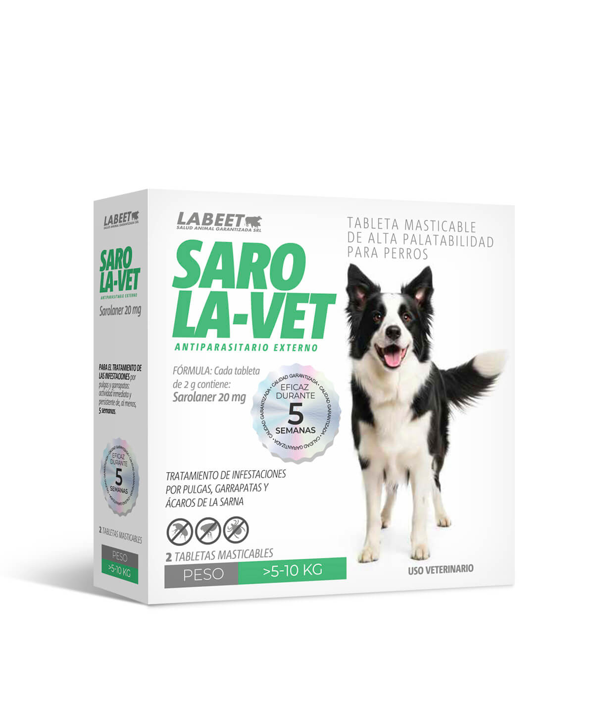 sarola-vet-20-mg-labeet SAROLA-VET 20 MG - Imagen 1
